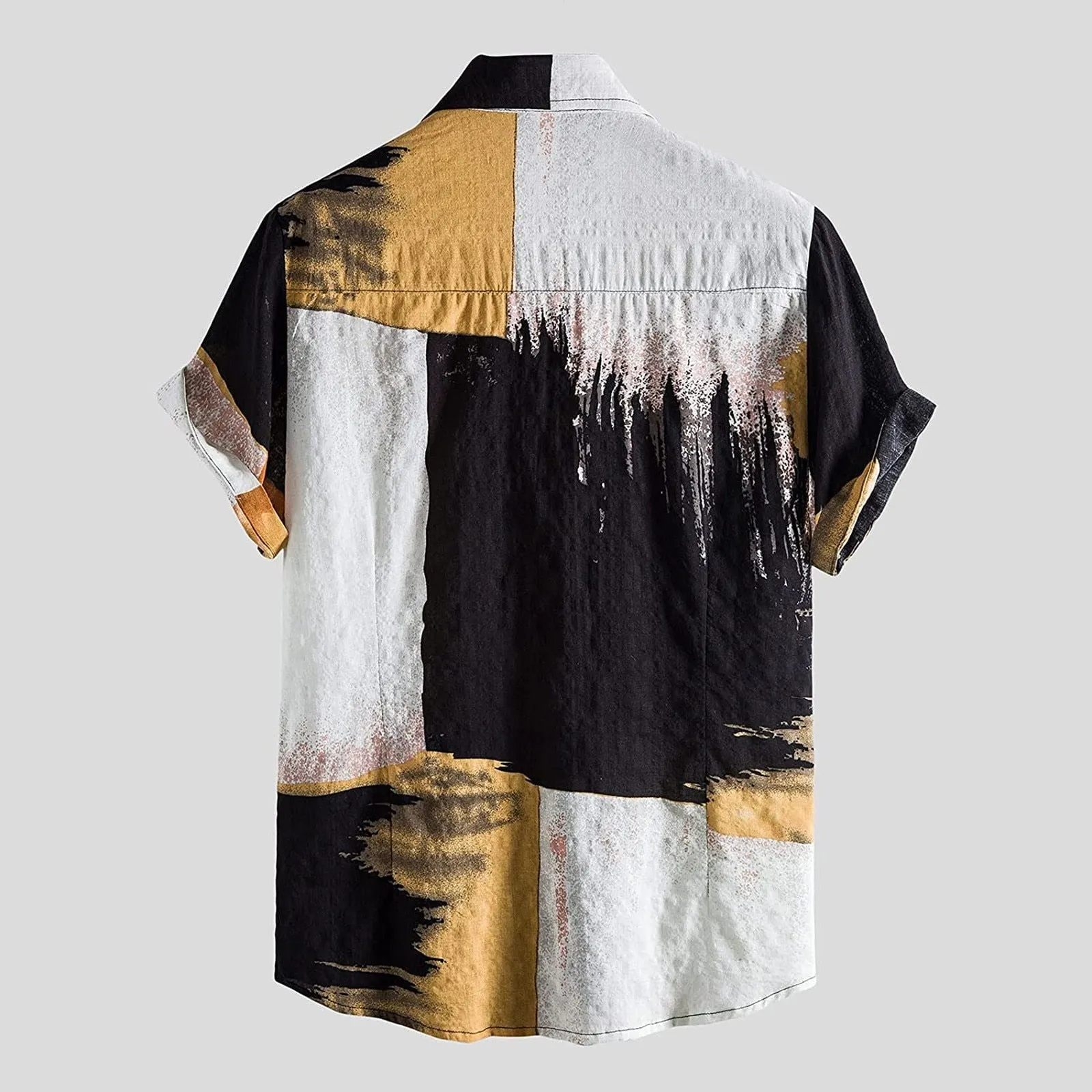Linen Floral Casual Hawaii Beach Shirt