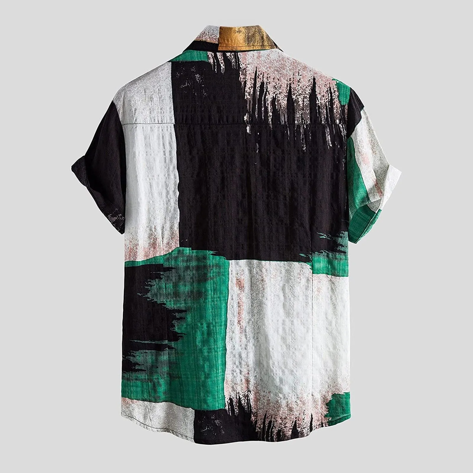 Linen Floral Casual Hawaii Beach Shirt