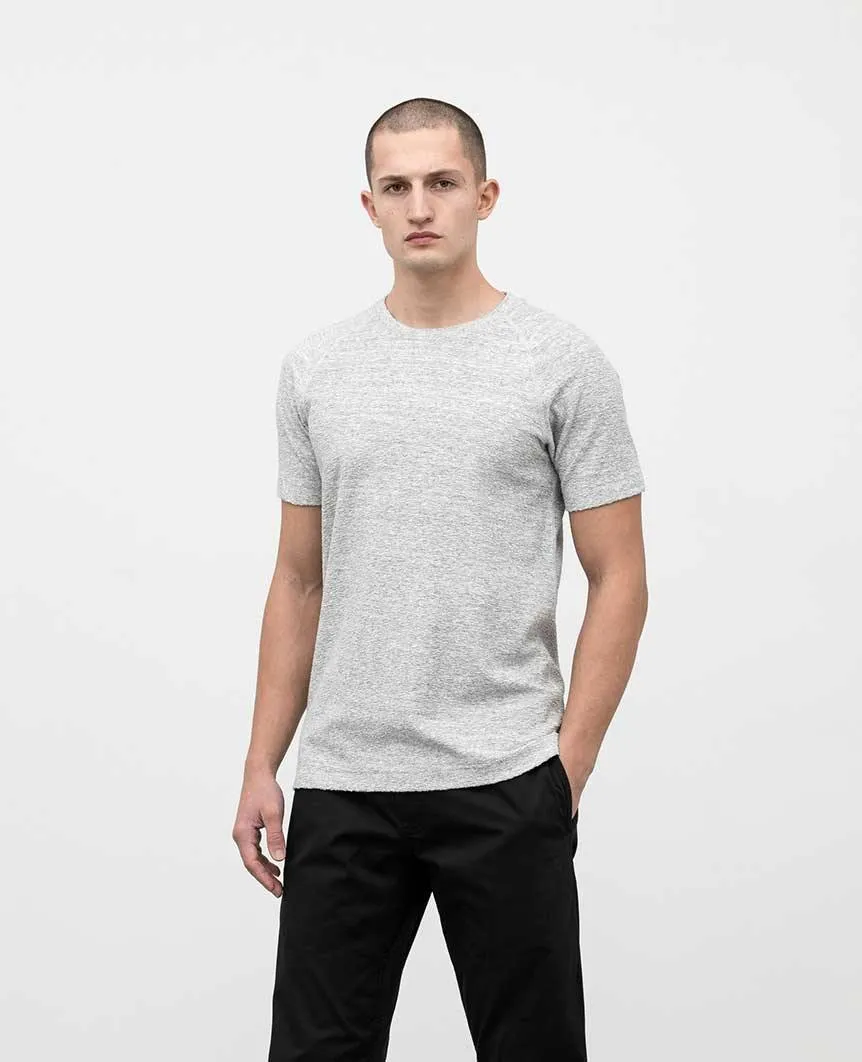Loop Knit Short Sleeve Static Grey