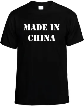 Made in China Unisex T-Shirt Novelty Graphic Tee Shirt