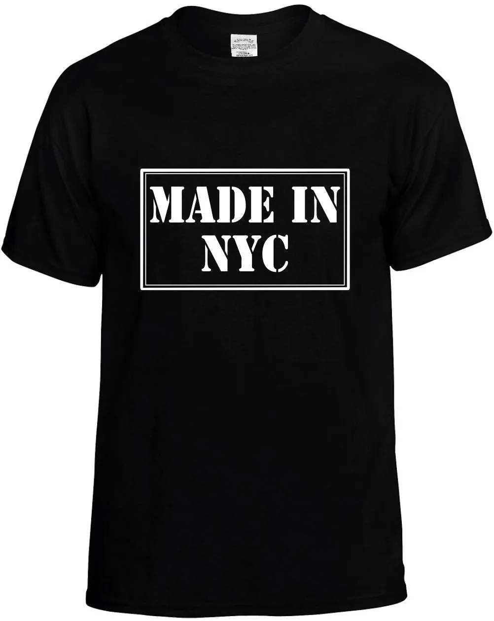 Made in Nyc Unisex T-Shirt Novelty Graphic Tee Shirt