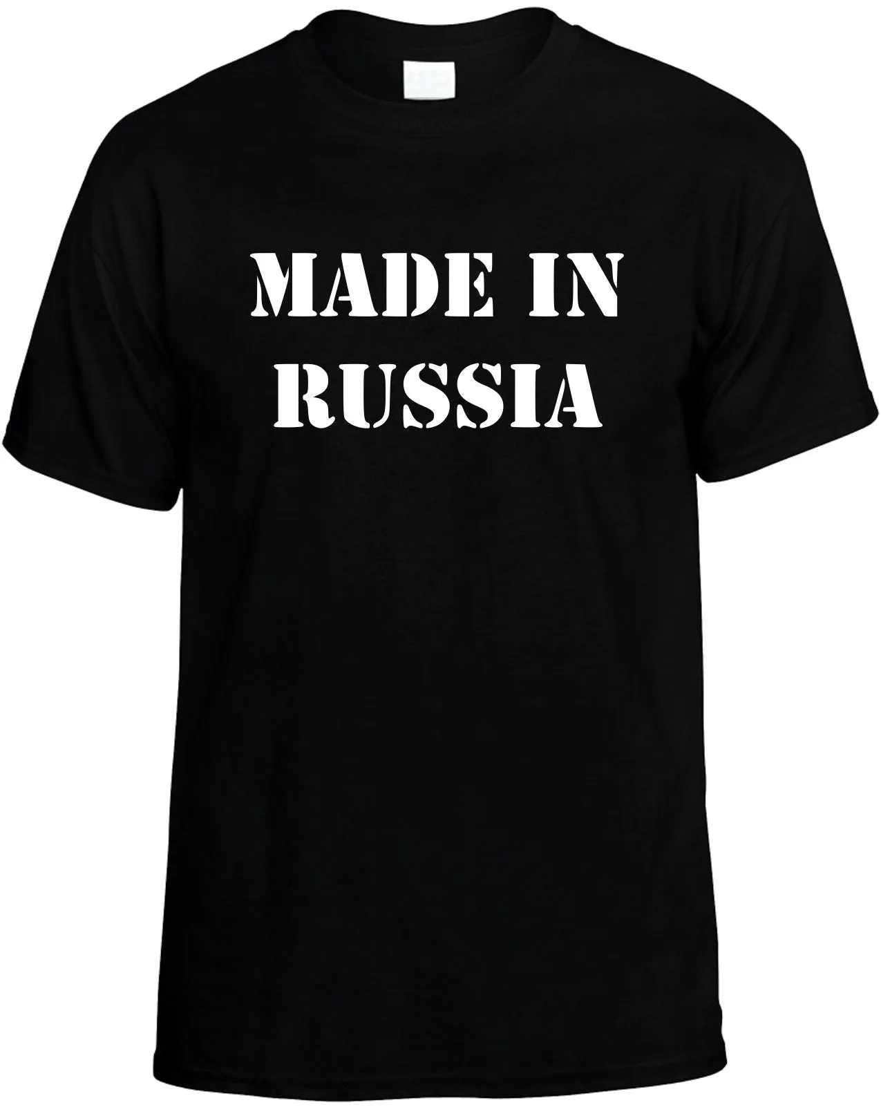 Made in Russia Unisex T-Shirt Novelty Graphic Tee Shirt