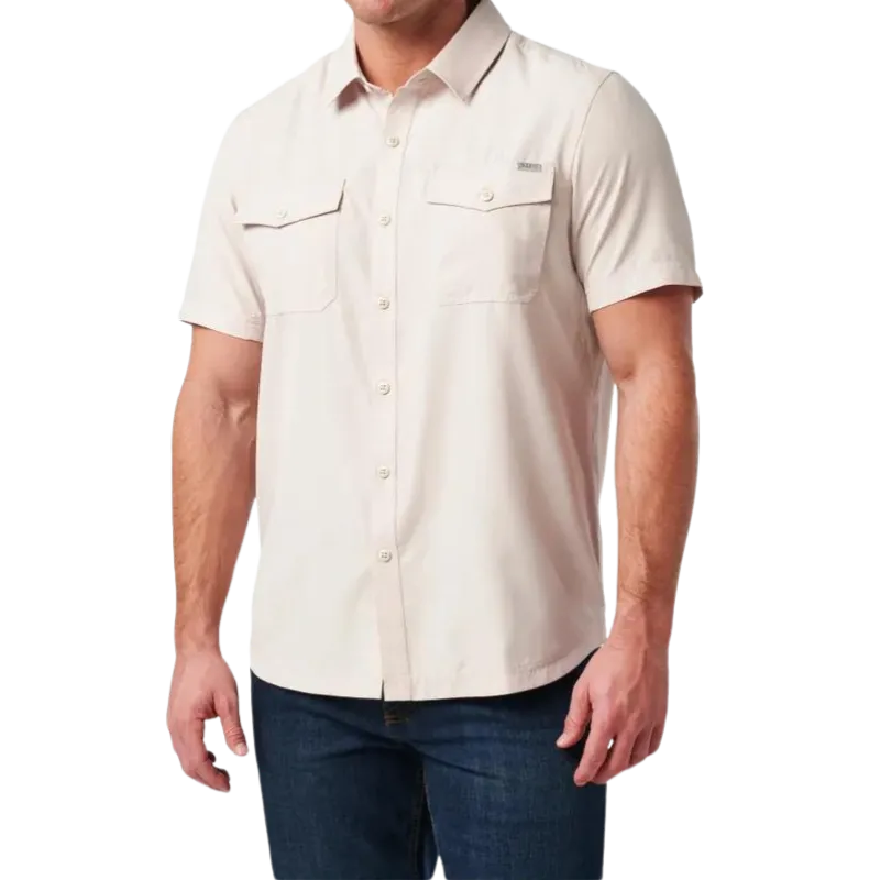 Marksman Short Sleeve Shirt UPF 50  | Sandstone