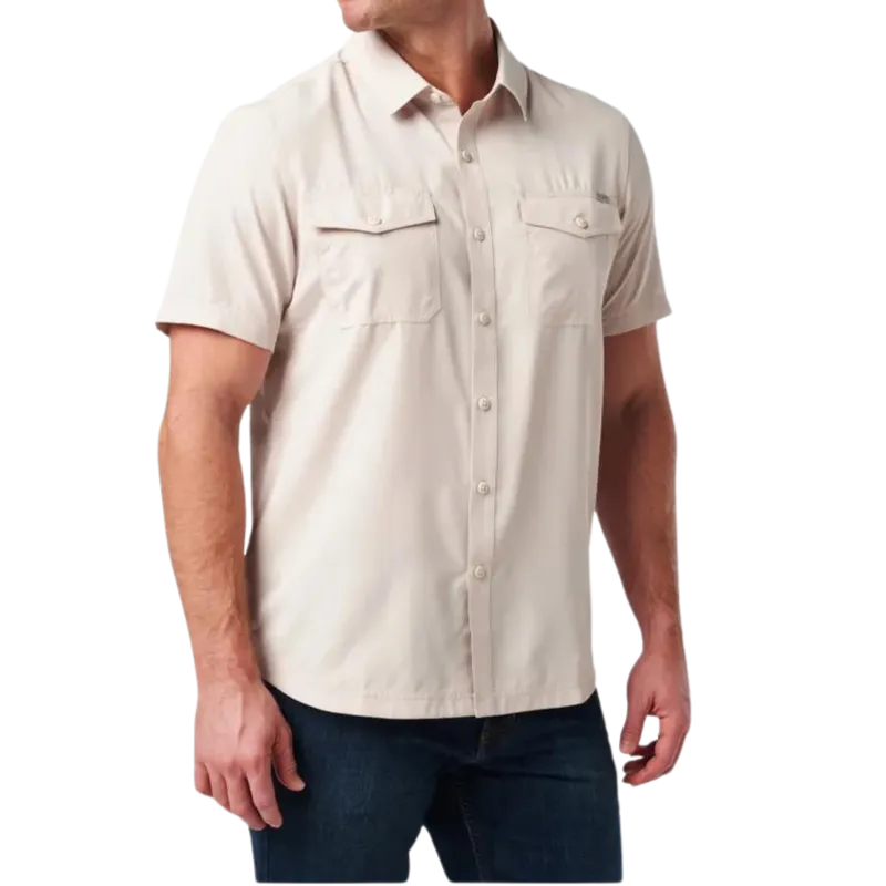 Marksman Short Sleeve Shirt UPF 50  | Sandstone