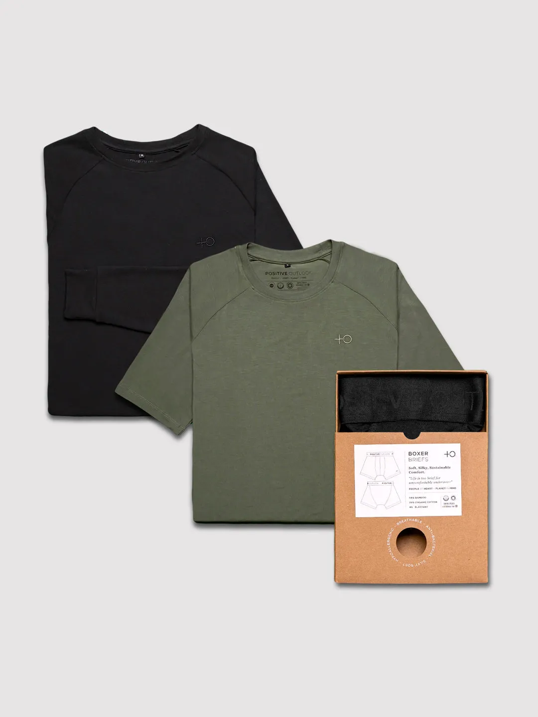 Men's Bamboo Crew Set