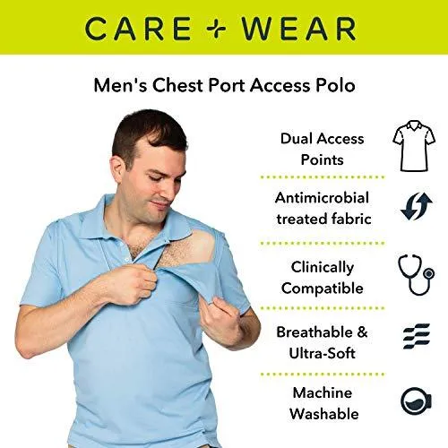 Men’s Dual Chemo Port Access Shirts