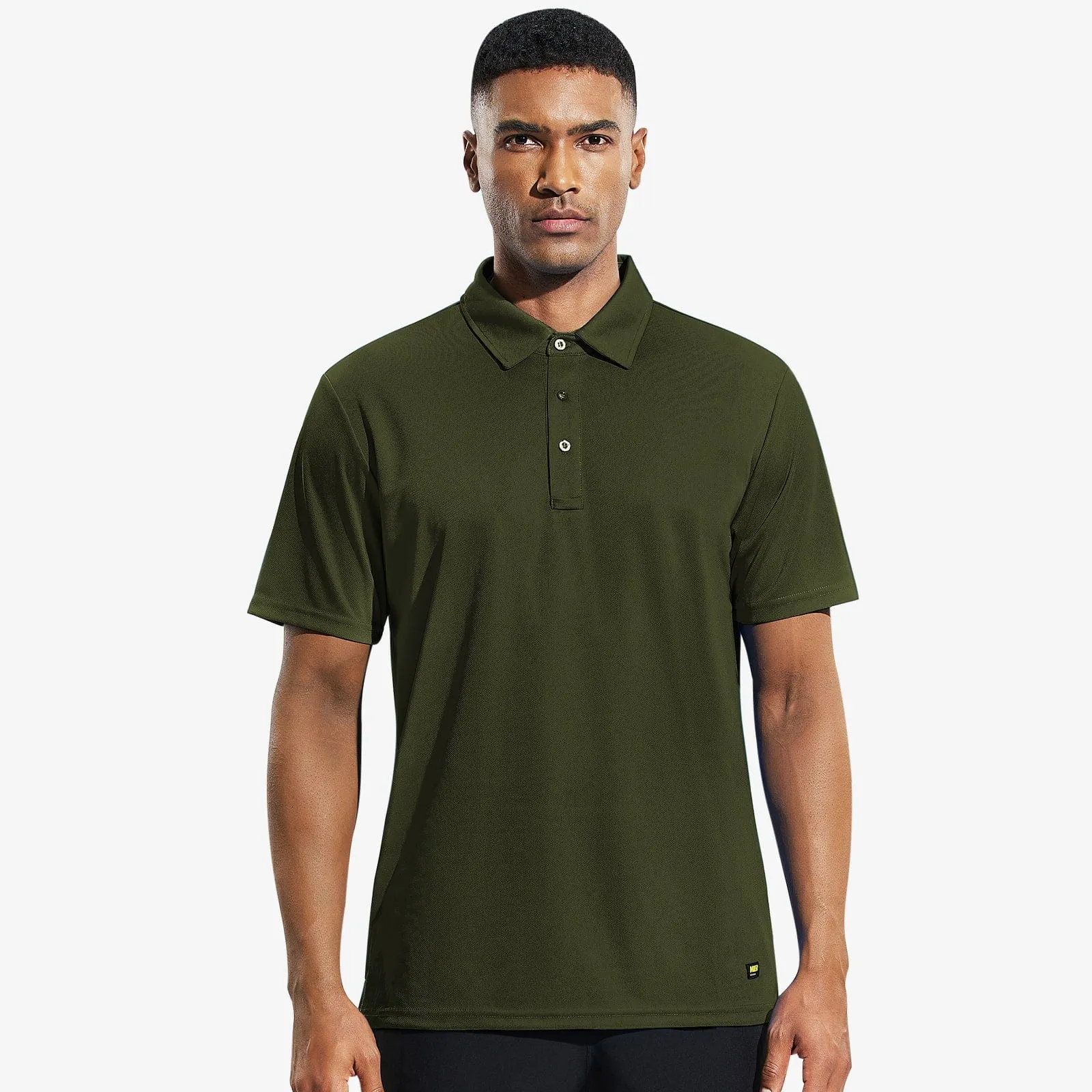 Men's Quick Dry Polo Shirt Collared Golf Casual Shirts