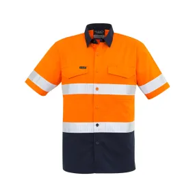 MENS RUGGED COOLING TAPED HI VIS SPLICED S/S SHIRT - ZW835