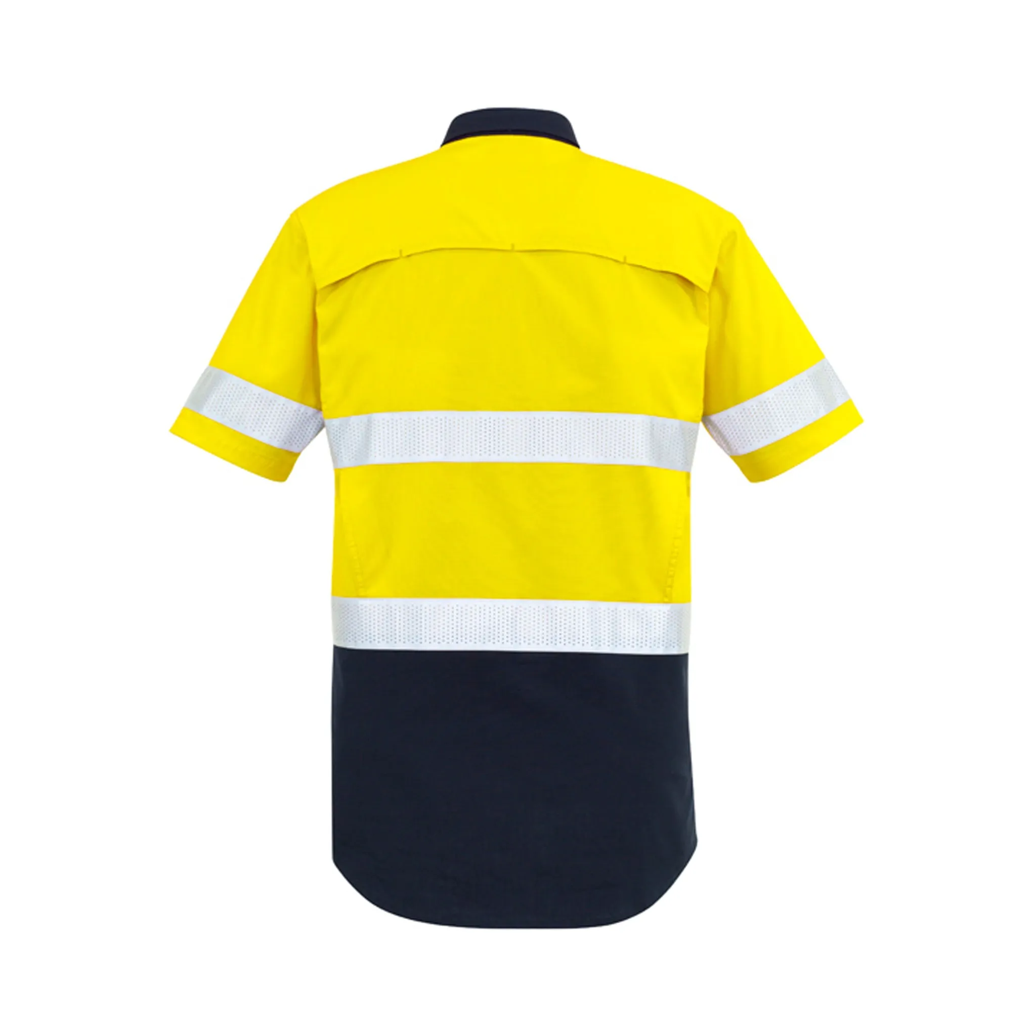 MENS RUGGED COOLING TAPED HI VIS SPLICED S/S SHIRT - ZW835