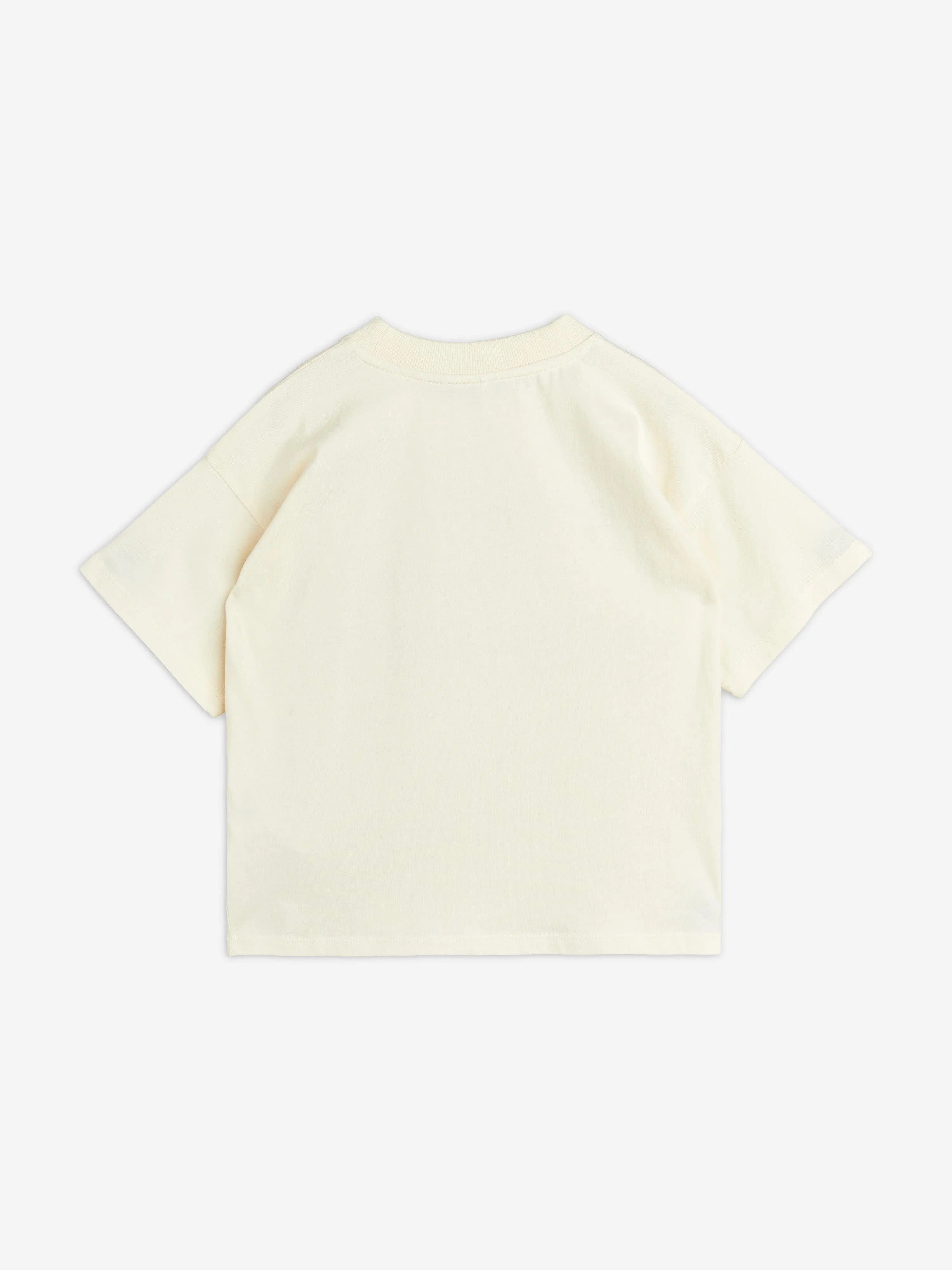 Mini Rodini Kids Mallorca Logo T-Shirt in Ivory