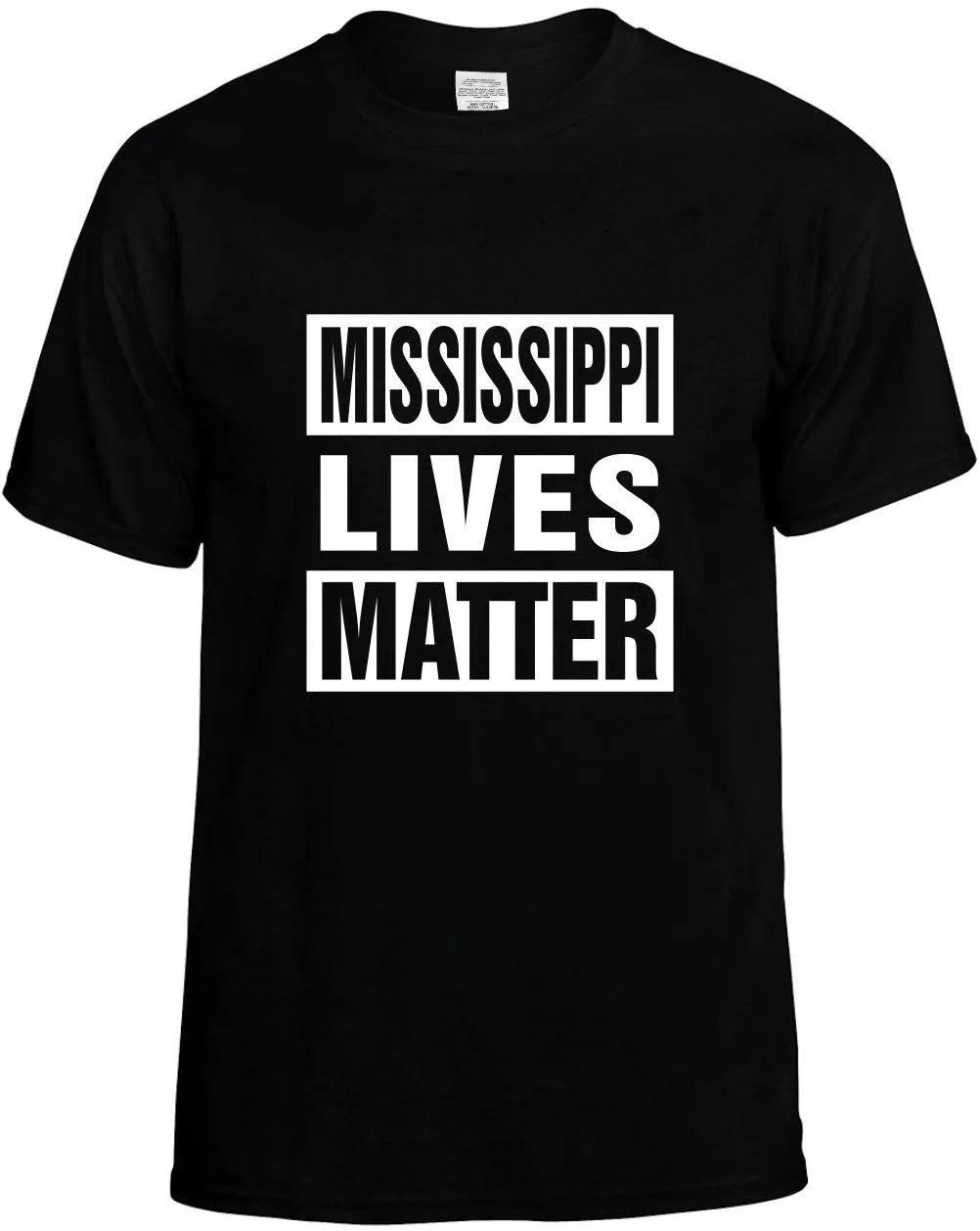 Mississippi Lives Matter Unisex T-Shirt Novelty Graphic Tee Shirt