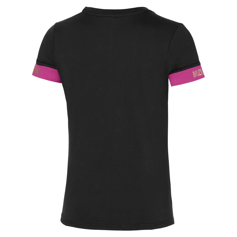 Mizuno Womens Tee Black