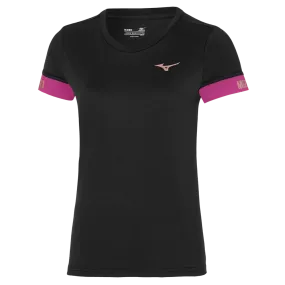 Mizuno Womens Tee Black