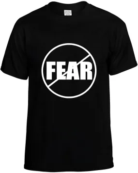 No Fear Anti-Fear  Unisex T-Shirt Novelty Graphic Tee Shirt