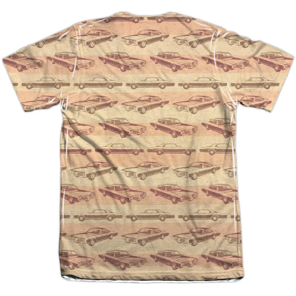 Oldsmobile Delta 88 (Front/Back Print) Poly/Cotton Blend Short-Sleeve T-Shirt