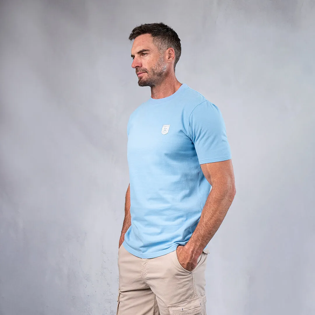 Palm T-Shirt Sky Blue