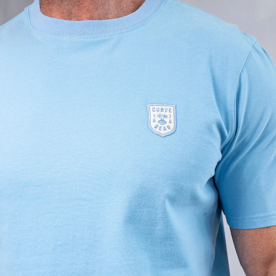 Palm T-Shirt Sky Blue