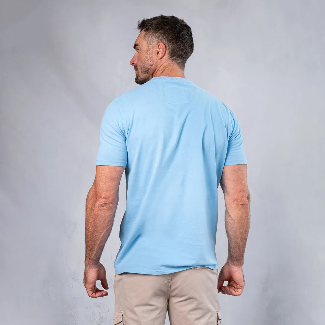Palm T-Shirt Sky Blue