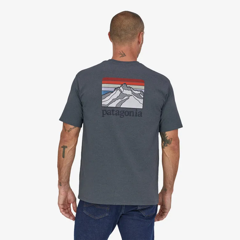 Patagonia Line Logo Ridge Pocket Responsibili-Tee® Men's