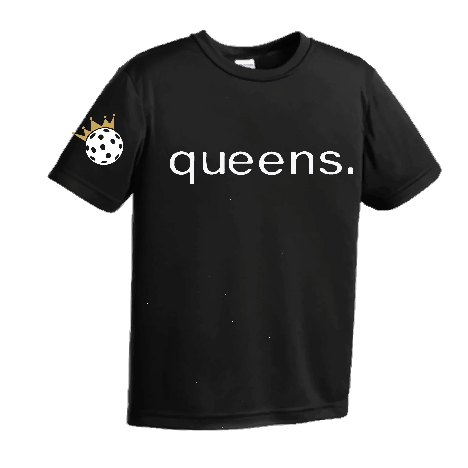 Pickleball Queens and Crown | Youth Short Sleeve Pickleball Shirts | 100% Polyester