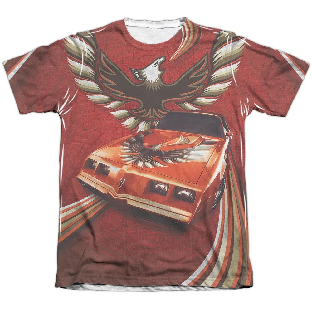 Pontiac Firebird Turbo Trans Am Flames Poly/Cotton Blend Short-Sleeve T-Shirt