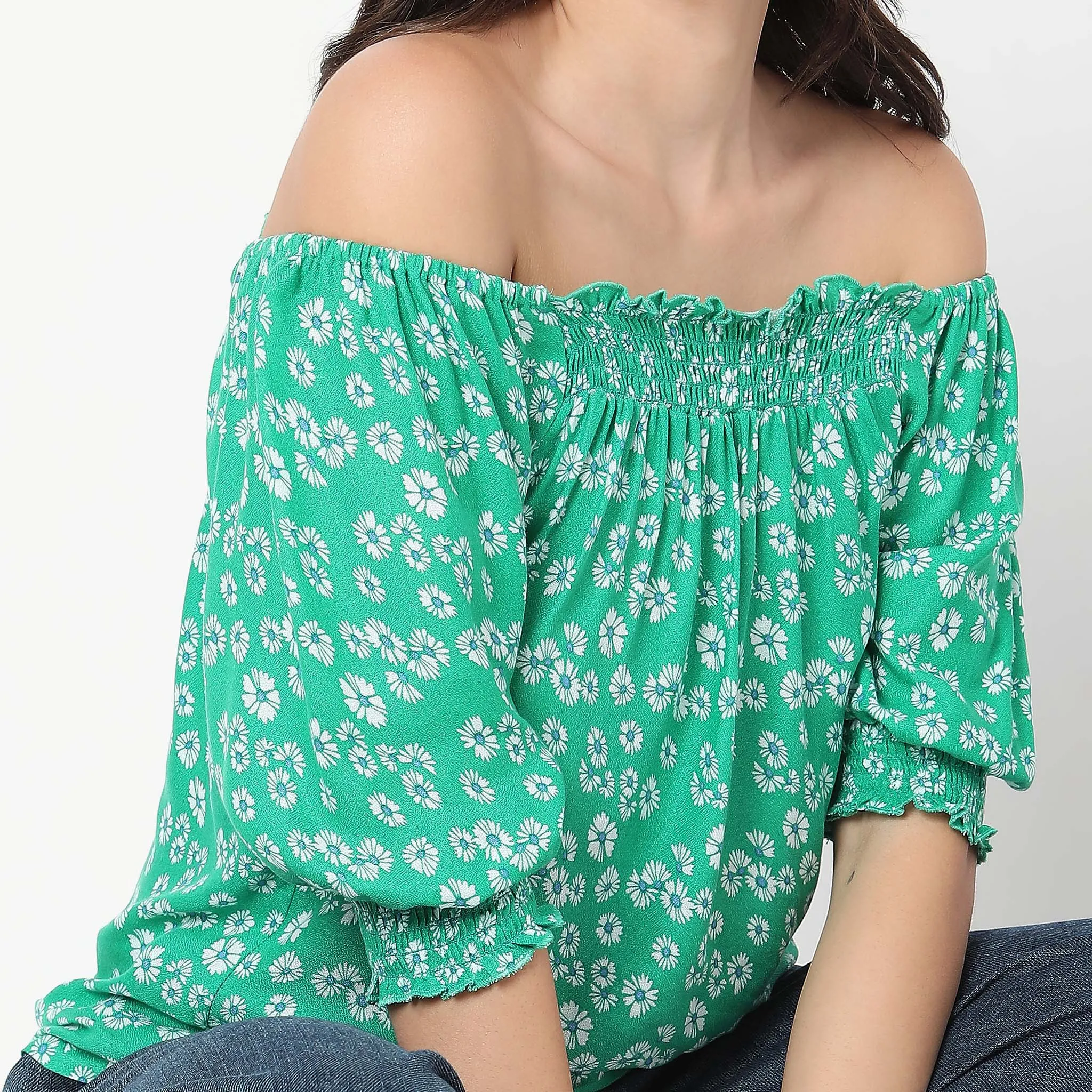 Regular Fit Floral Top