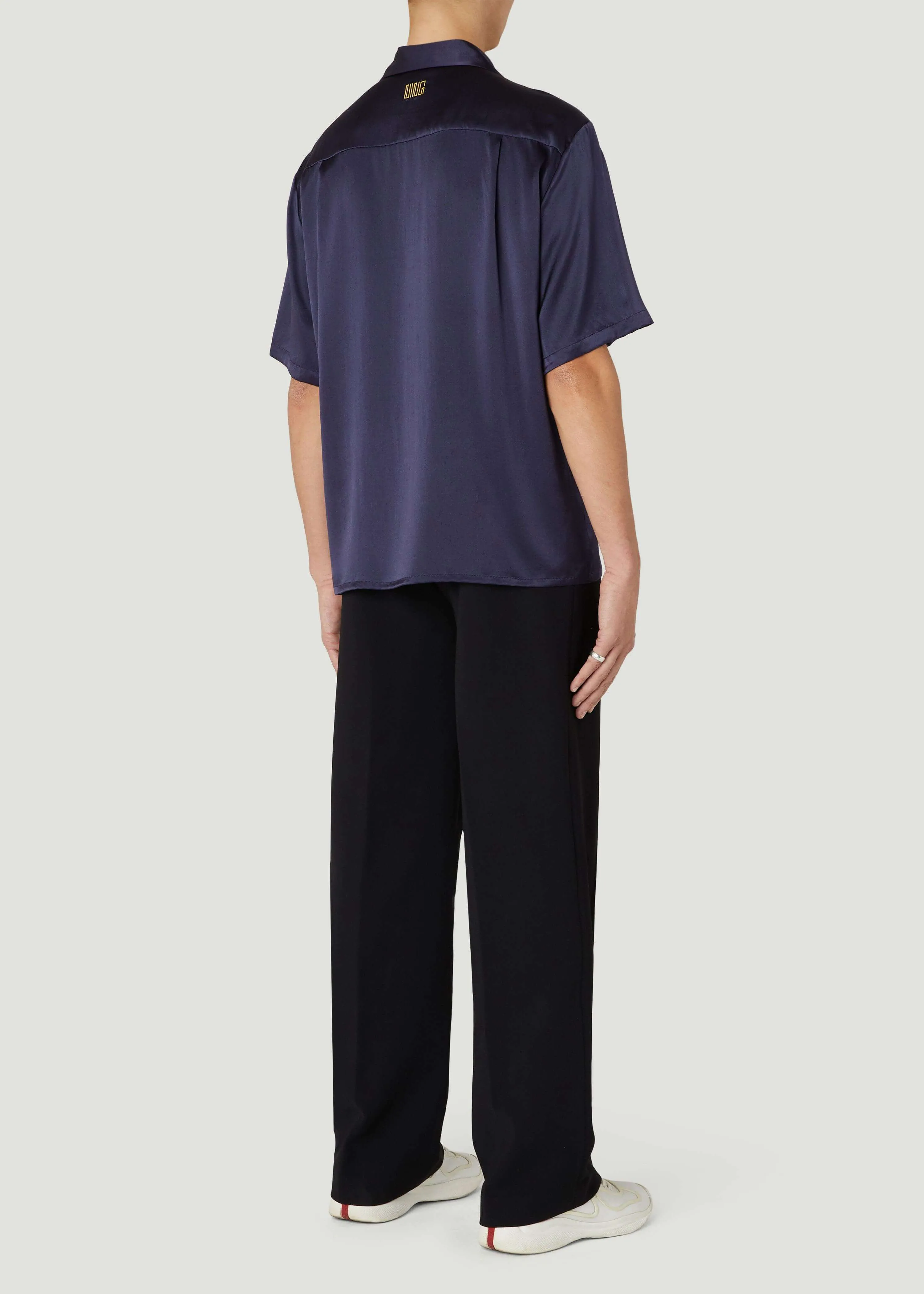 Resort Short Sleeve Mulberry Silk Shirt Inkling