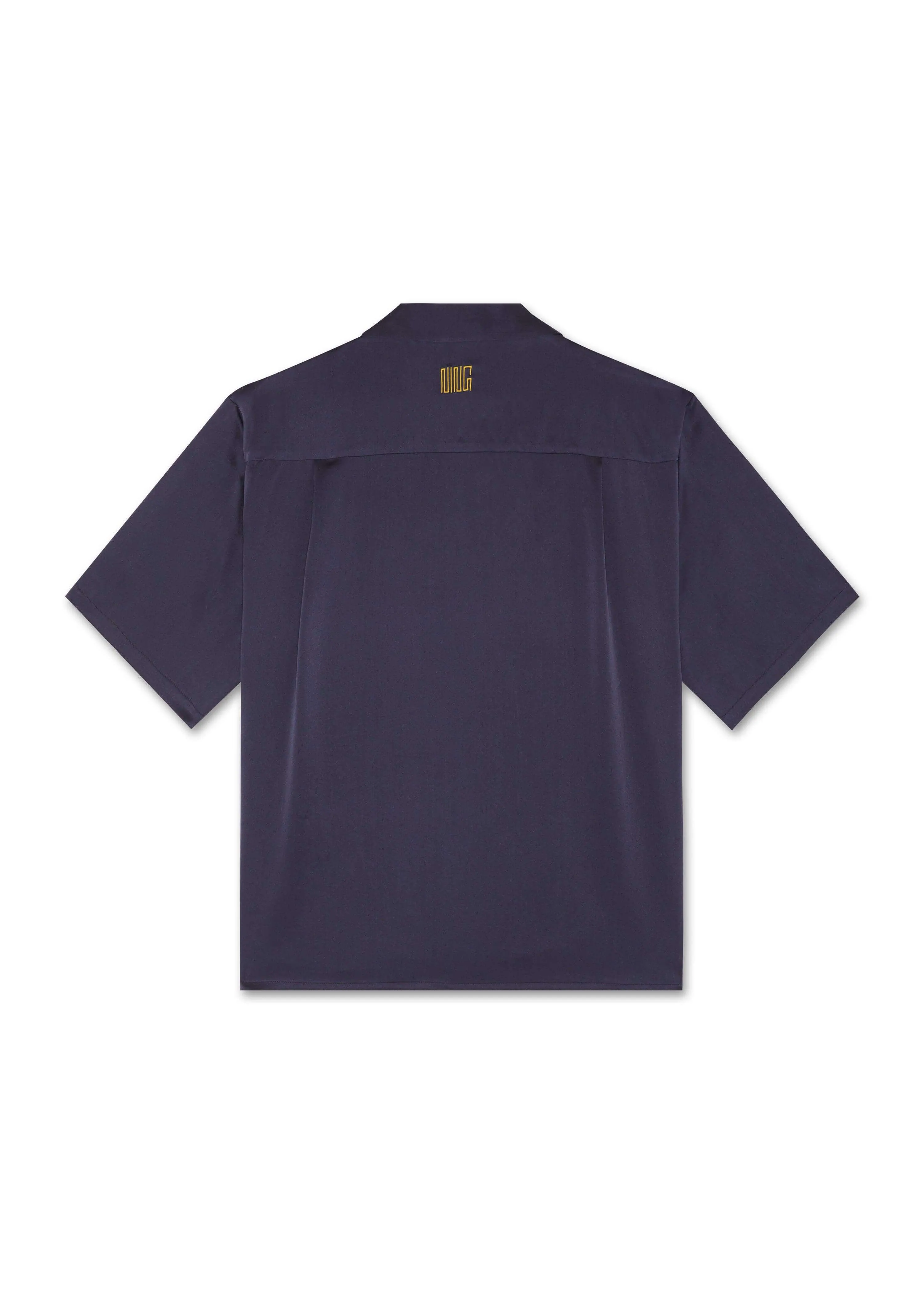 Resort Short Sleeve Mulberry Silk Shirt Inkling