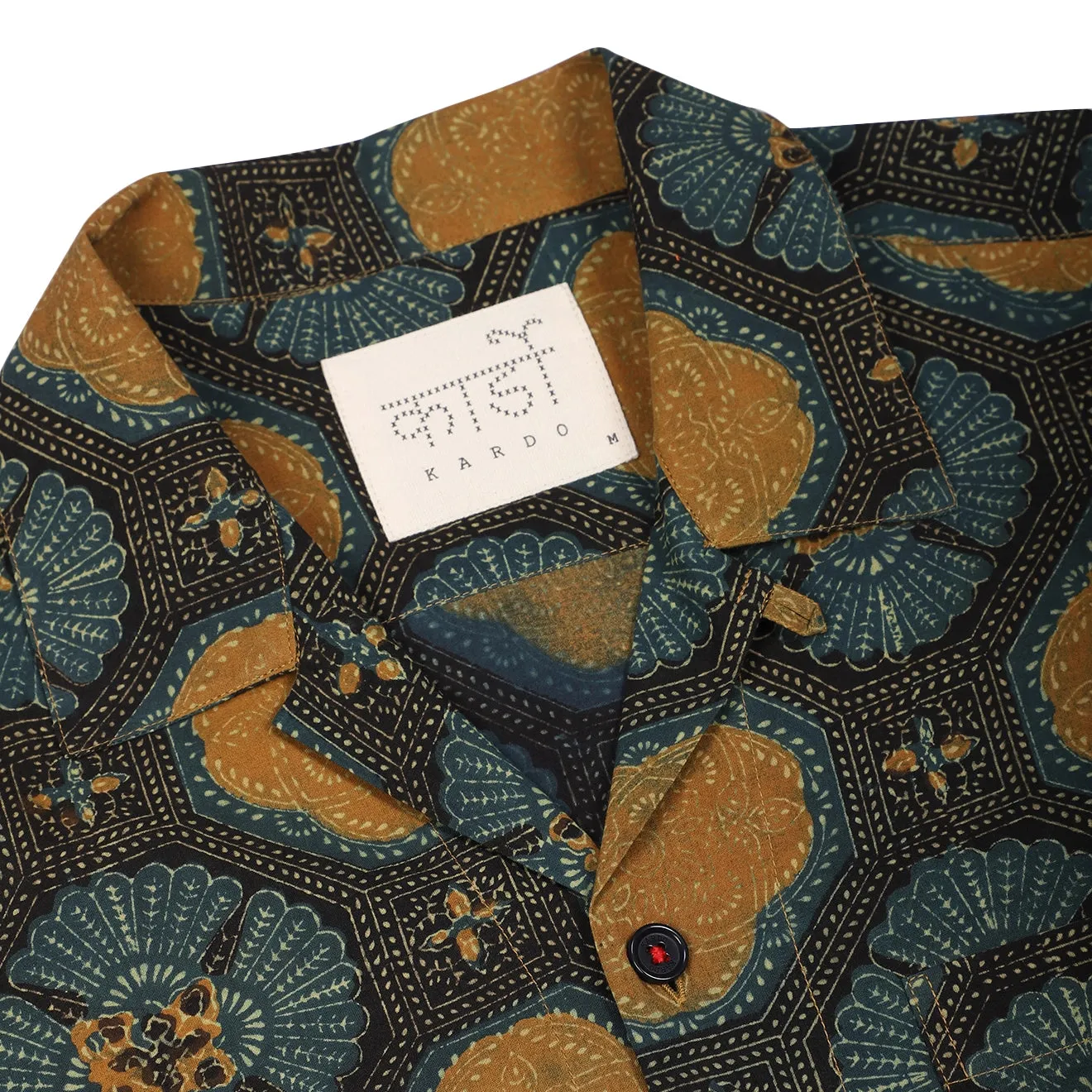 Ronen Short Sleeve Shirt - Ajrakh