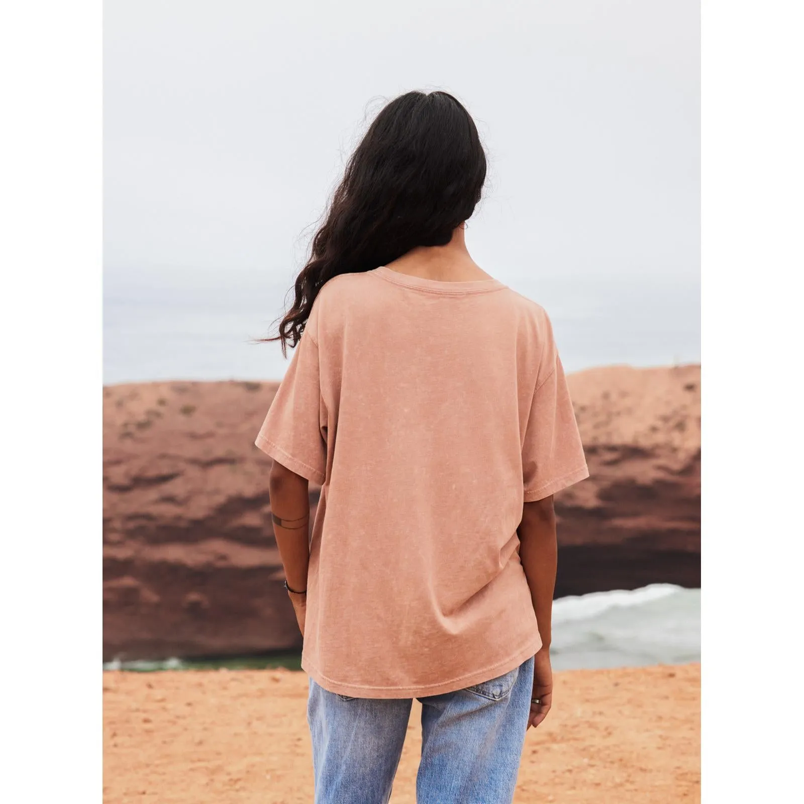 Roxy Womens Moonlight Sunset Short Sleeve T-Shirt