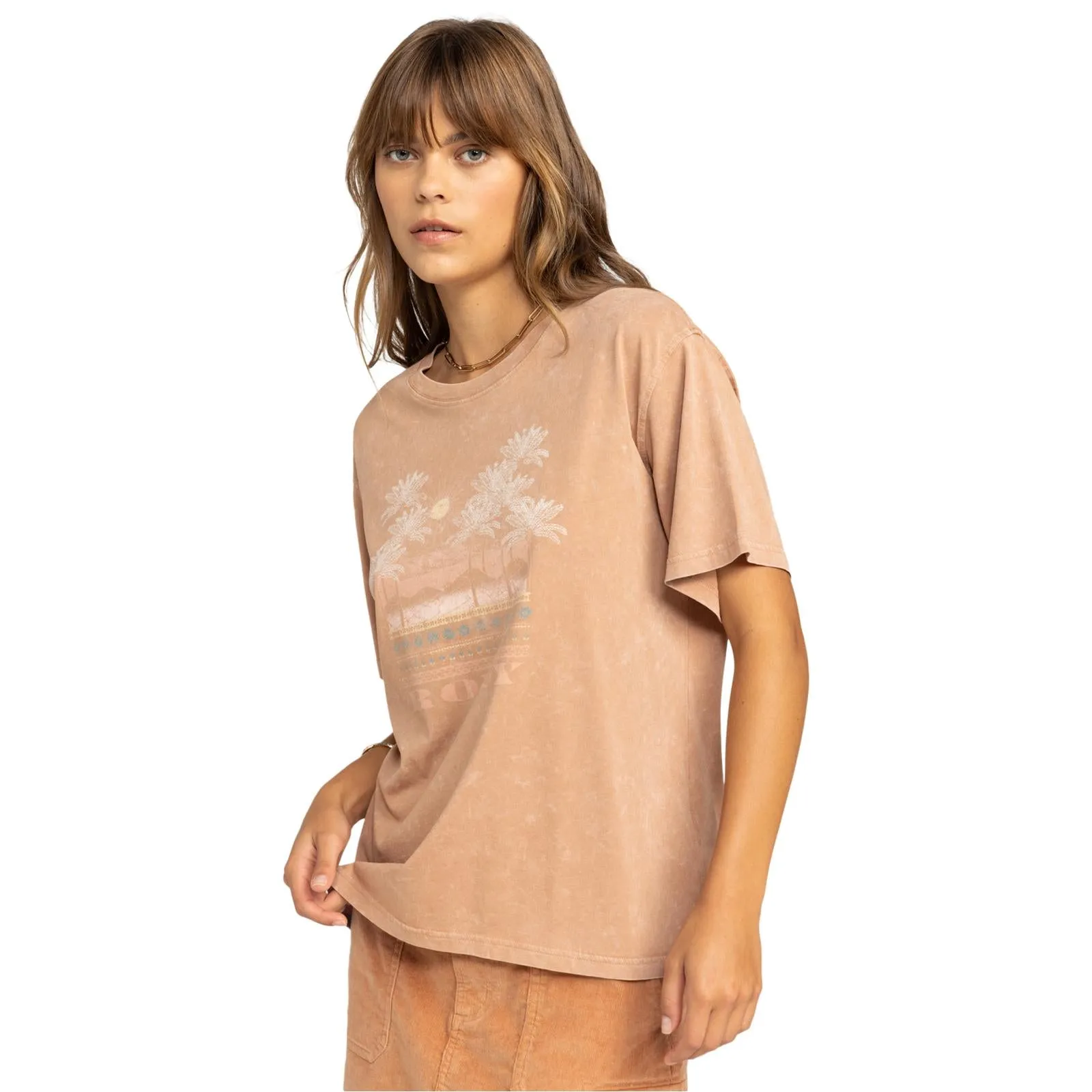 Roxy Womens Moonlight Sunset Short Sleeve T-Shirt