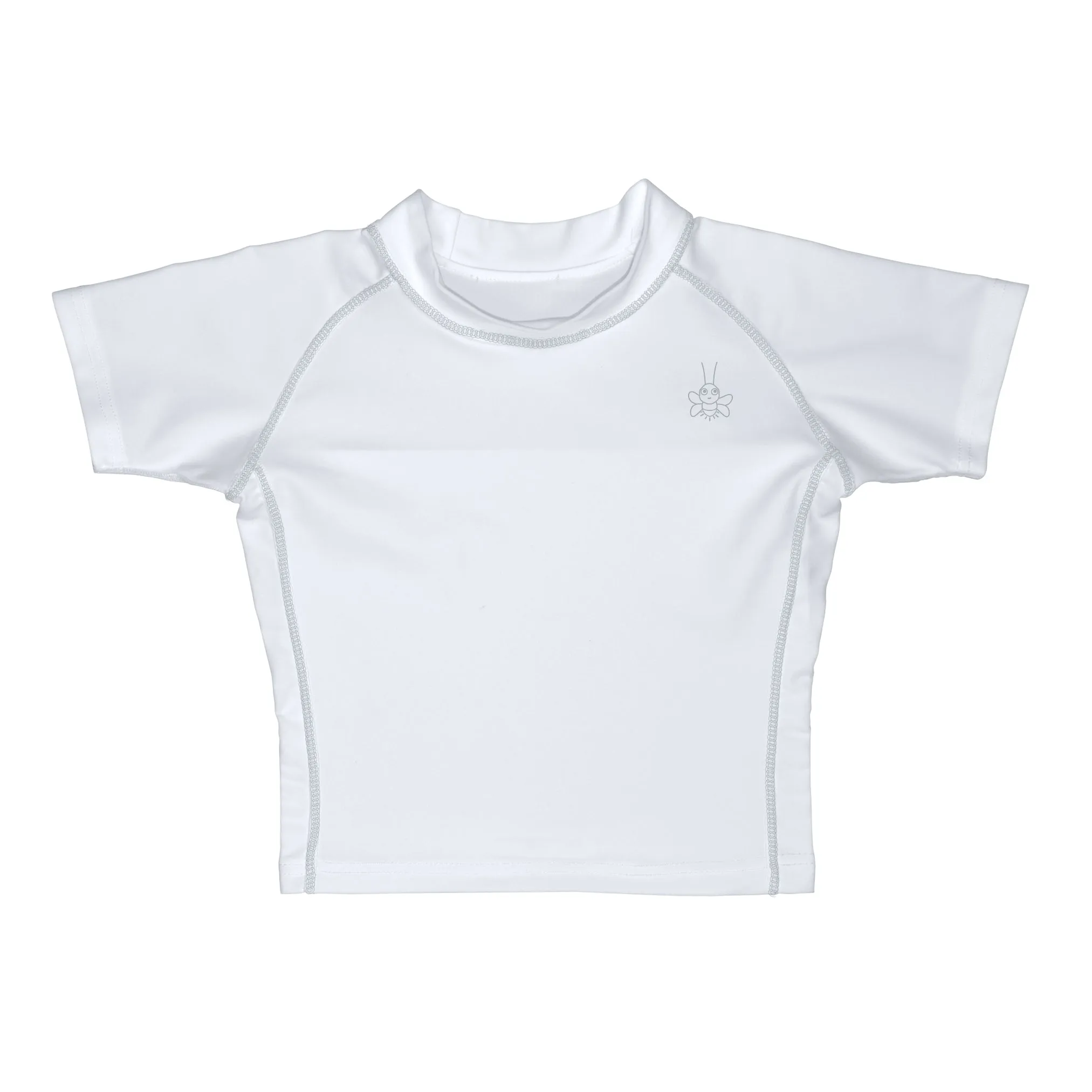 Short Sleeve Rashguard Shirt-White