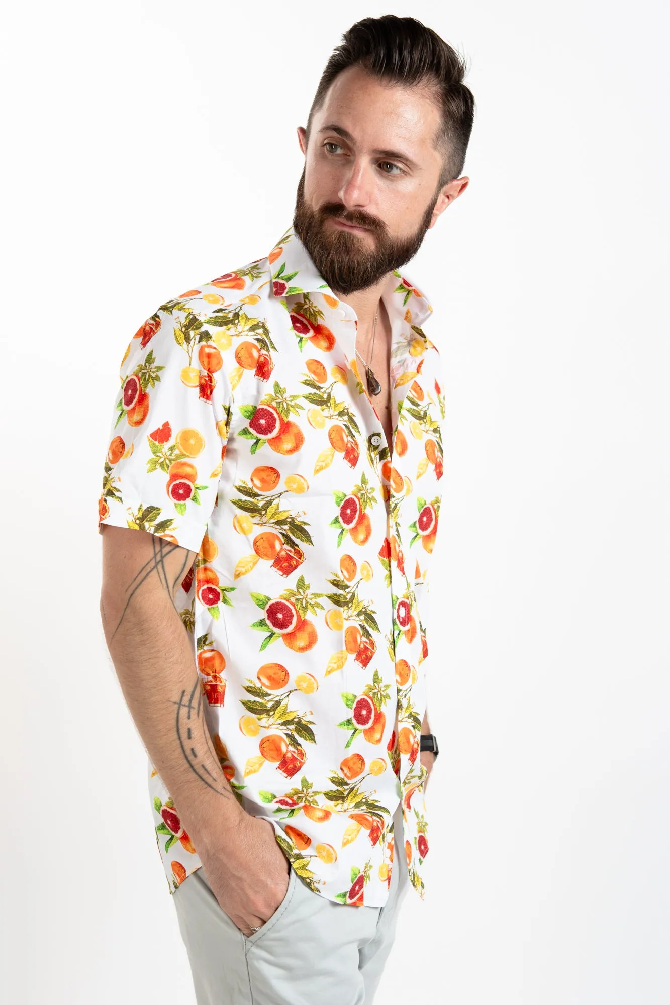 Short Sleeve Shirt - Pomelo