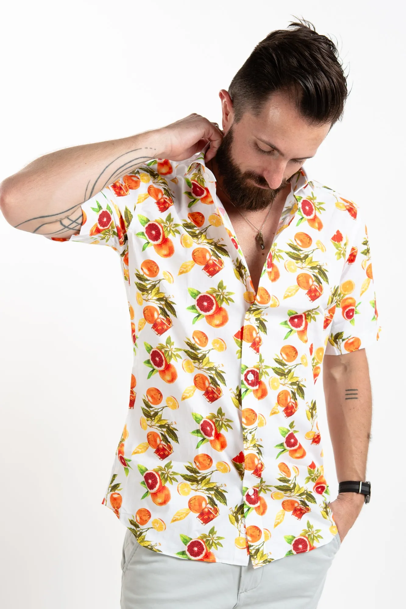 Short Sleeve Shirt - Pomelo