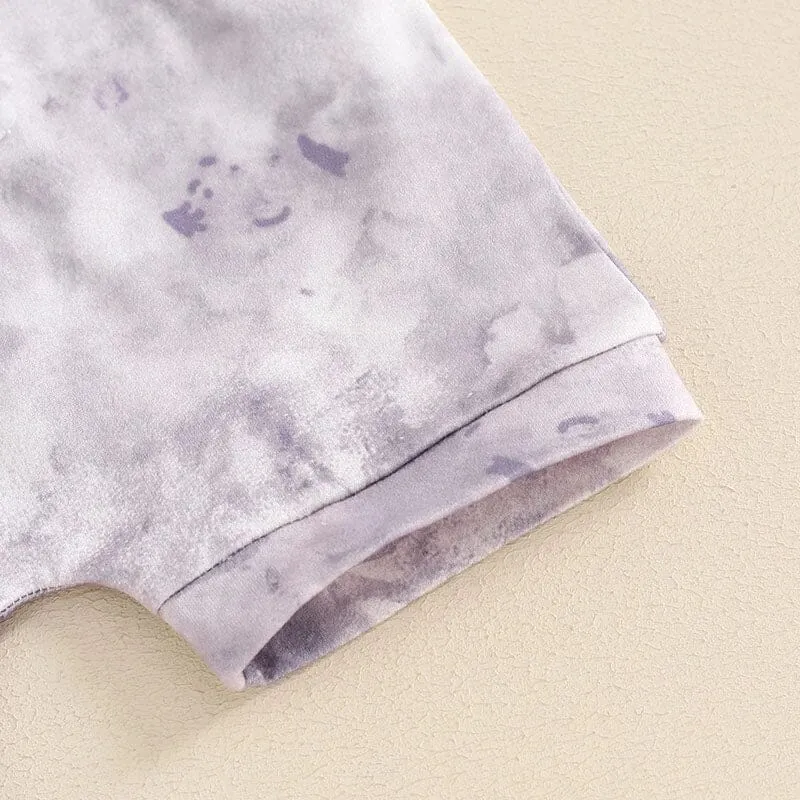 Short Sleeve Tie Dye Baby Set