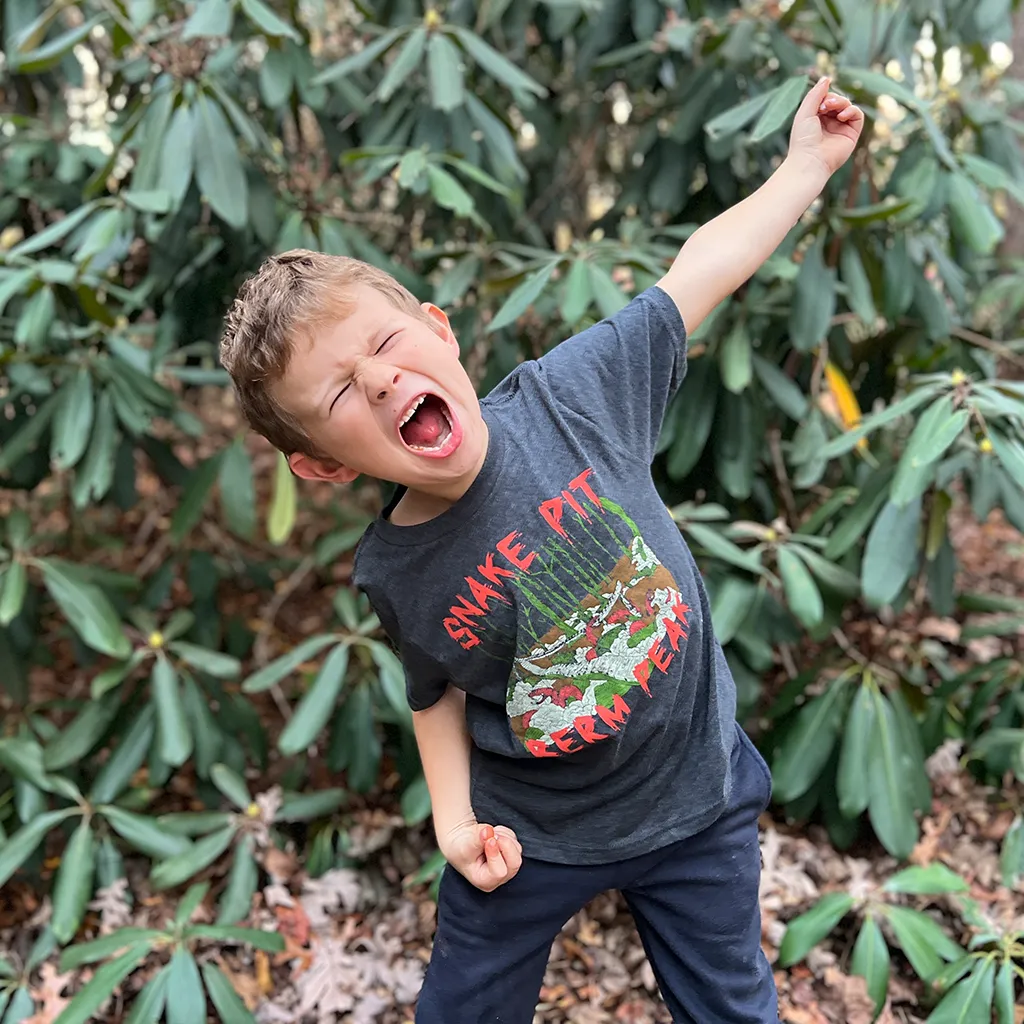 Snake Pit - Youth Berm Peak Shirt (Heather Charcoal)