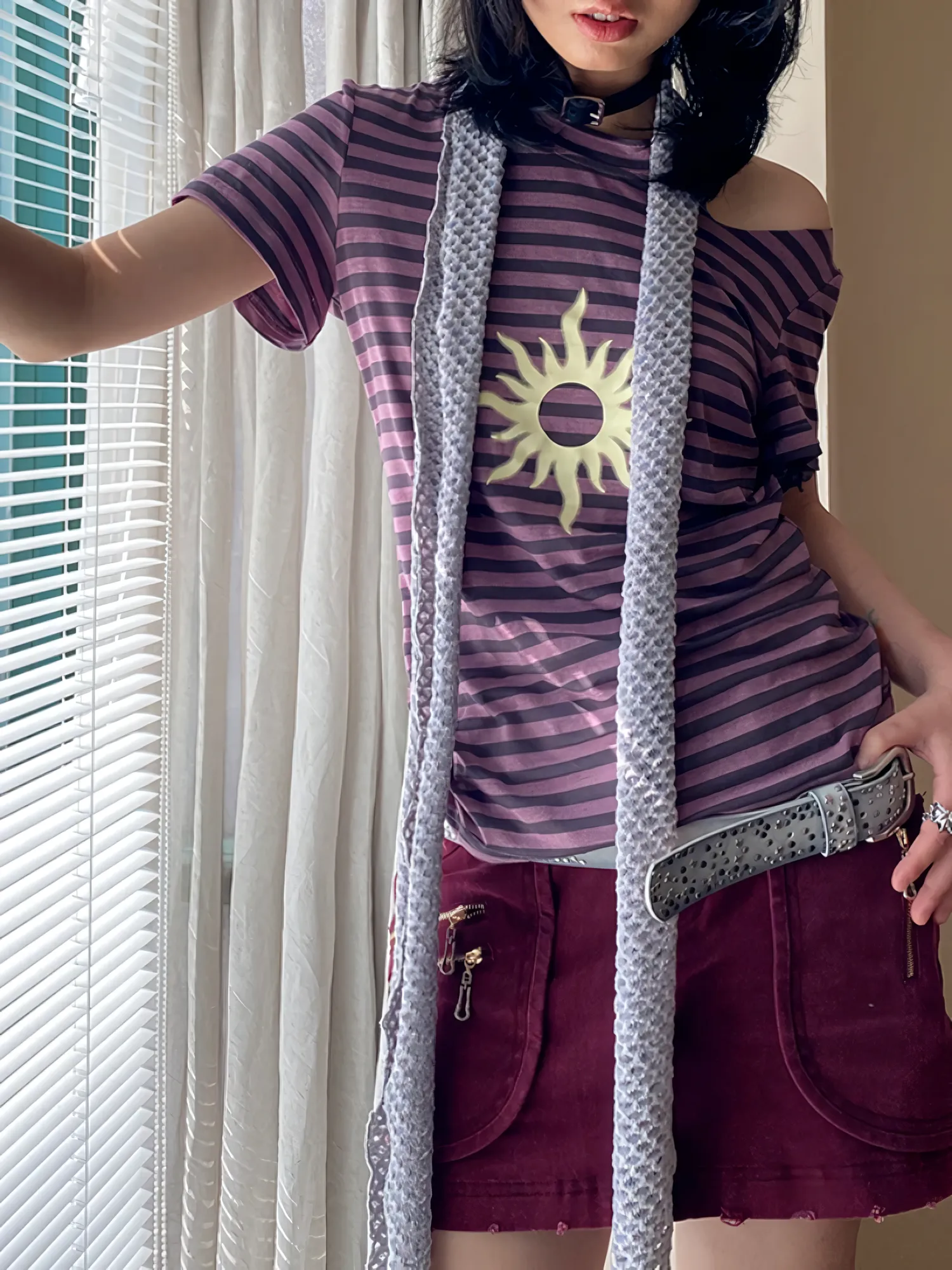 Solar Chic Striped Short Sleeve T-Shirt