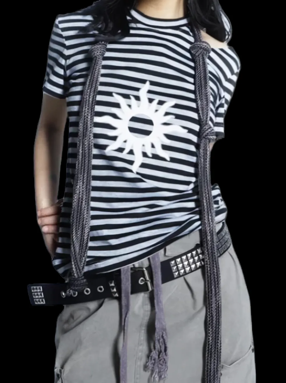 Solar Chic Striped Short Sleeve T-Shirt