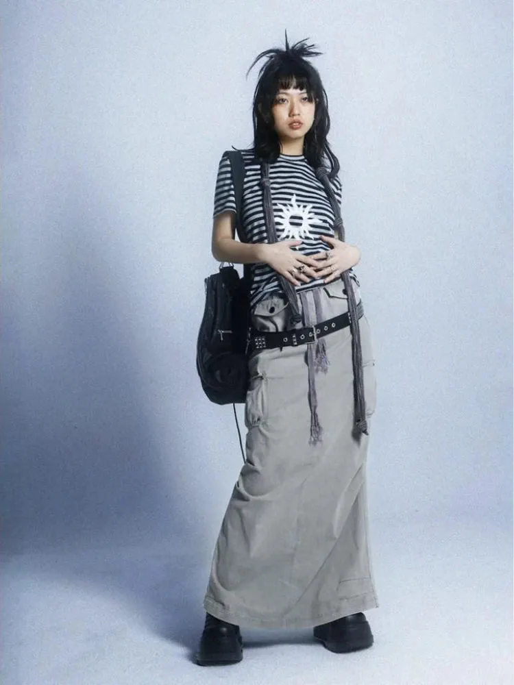 Solar Chic Striped Short Sleeve T-Shirt