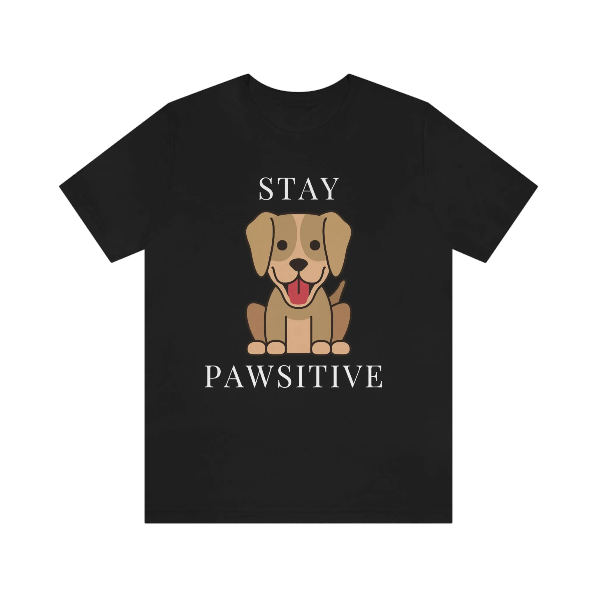 STAY PAWSITIVE Unisex Jersey Short Sleeve Tee