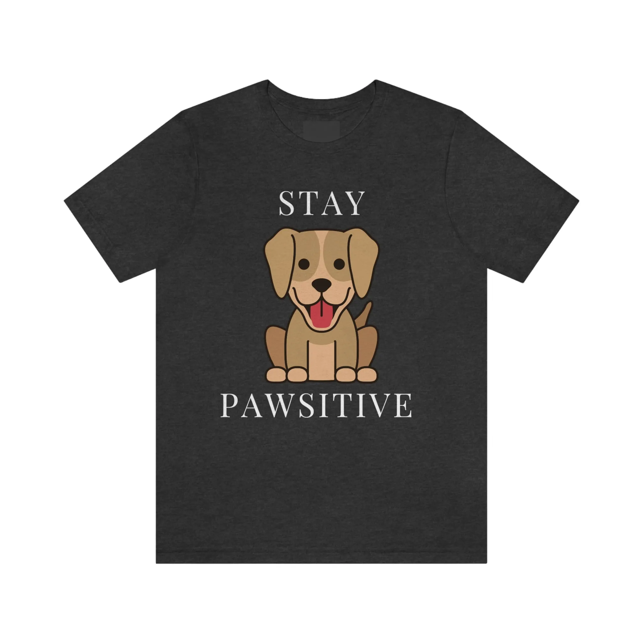 STAY PAWSITIVE Unisex Jersey Short Sleeve Tee