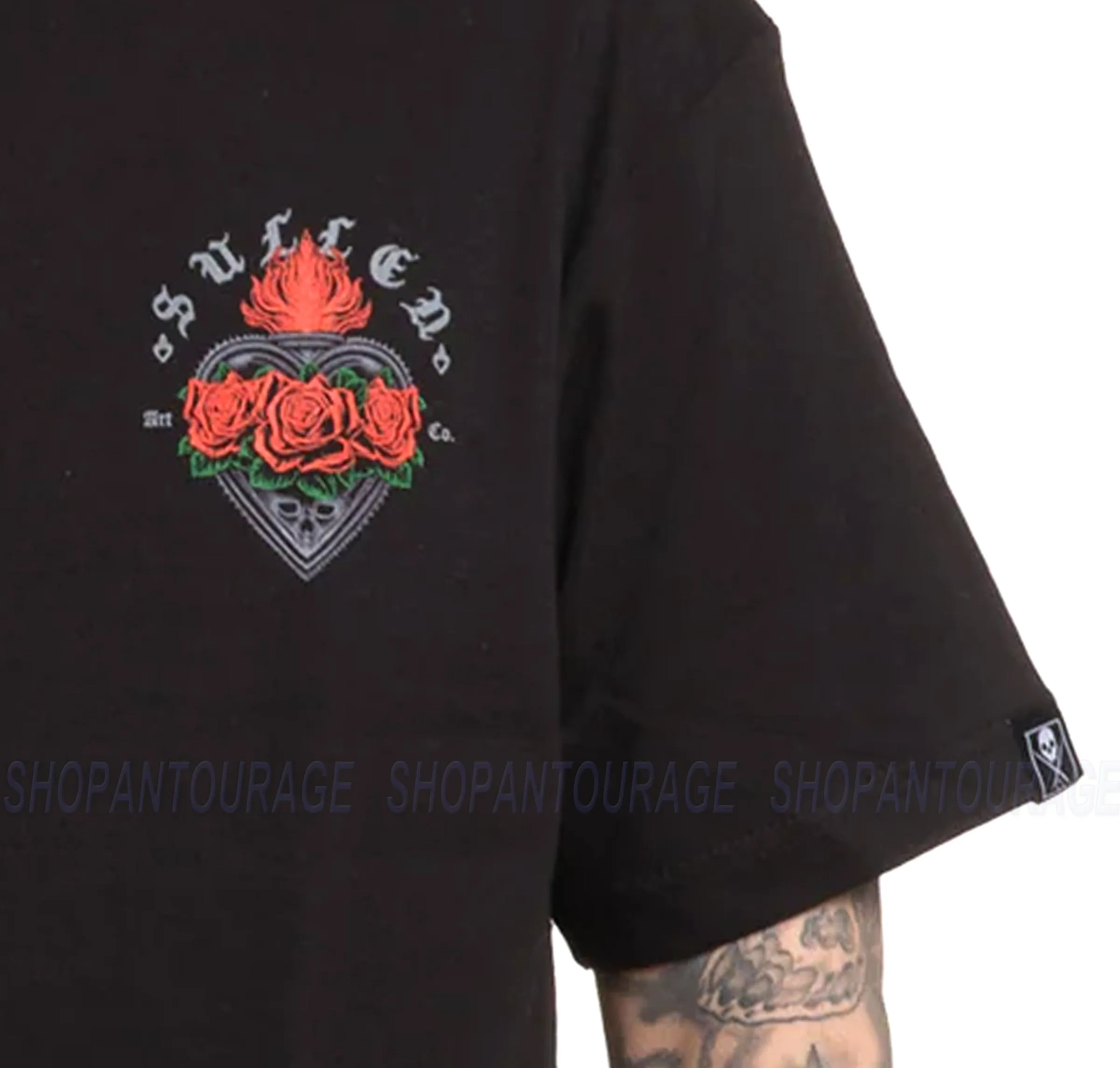 Sullen Art Collective Sacred Roses Standard SCM7214 Short Sleeve Men`s T-shirt