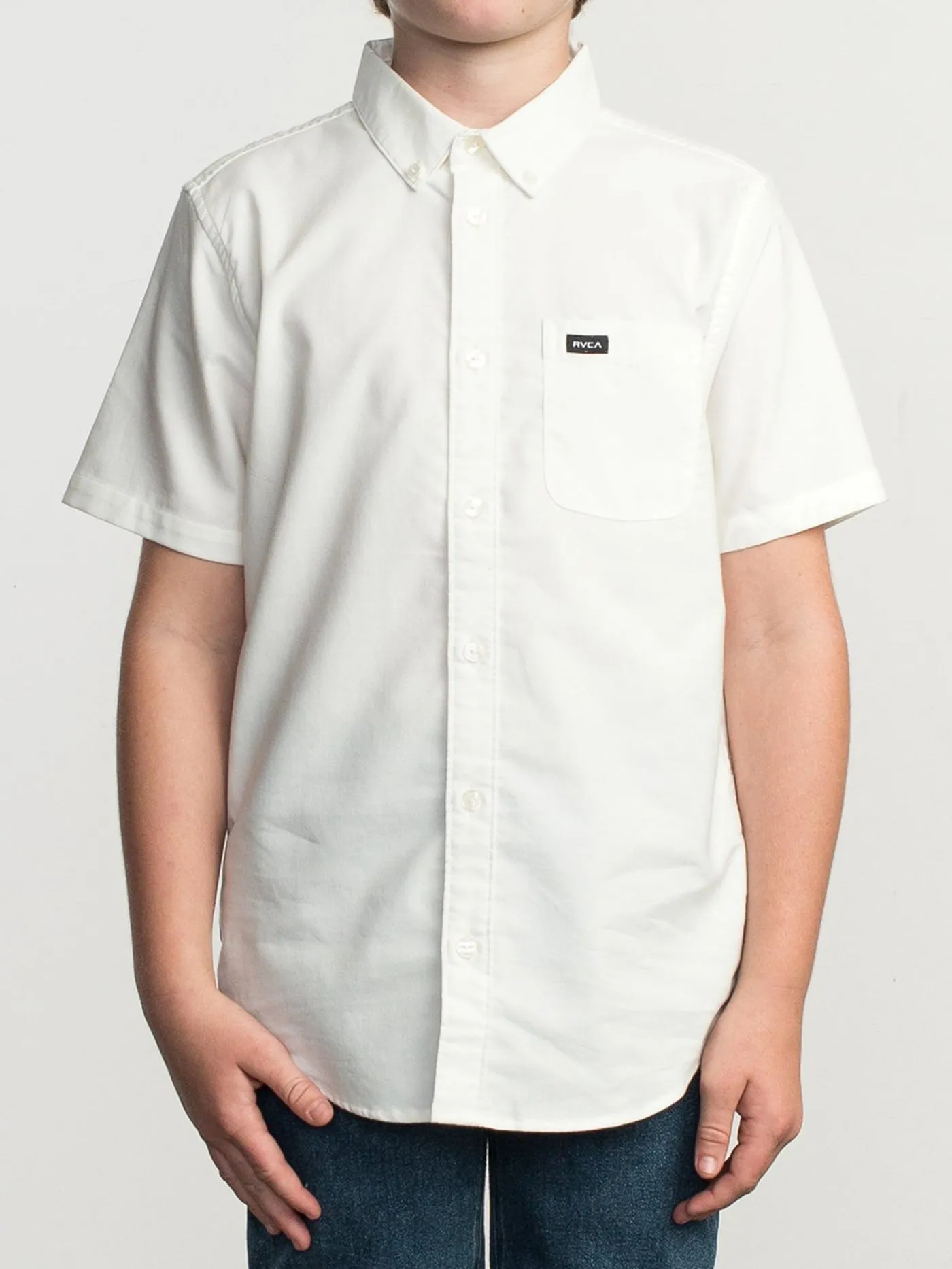 That'll Do Stretch Short Sleeve Buttondown Shirt (Boys 7-14)