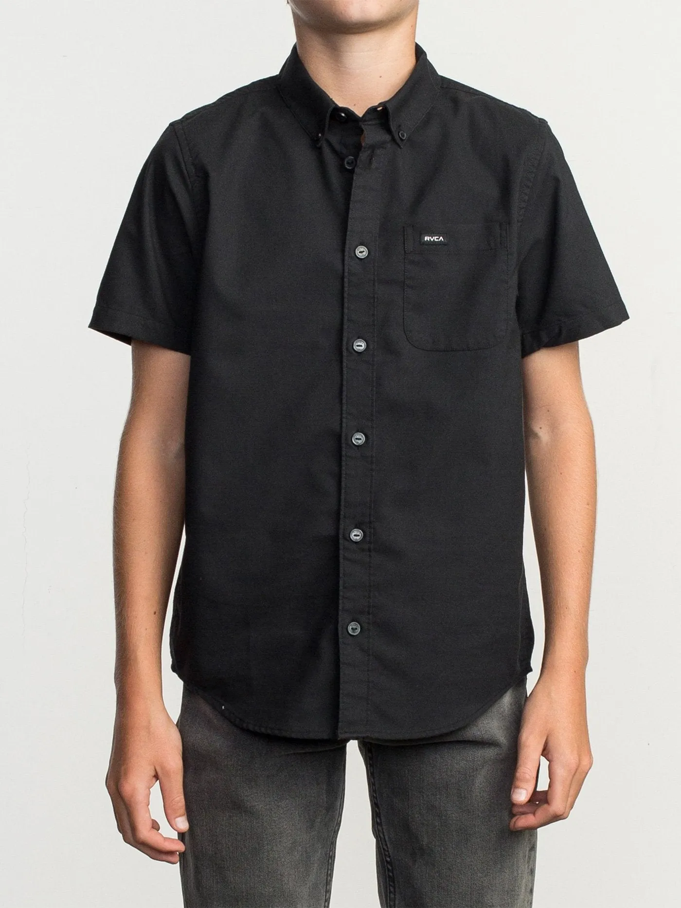 That'll Do Stretch Short Sleeve Buttondown Shirt (Boys 7-14)