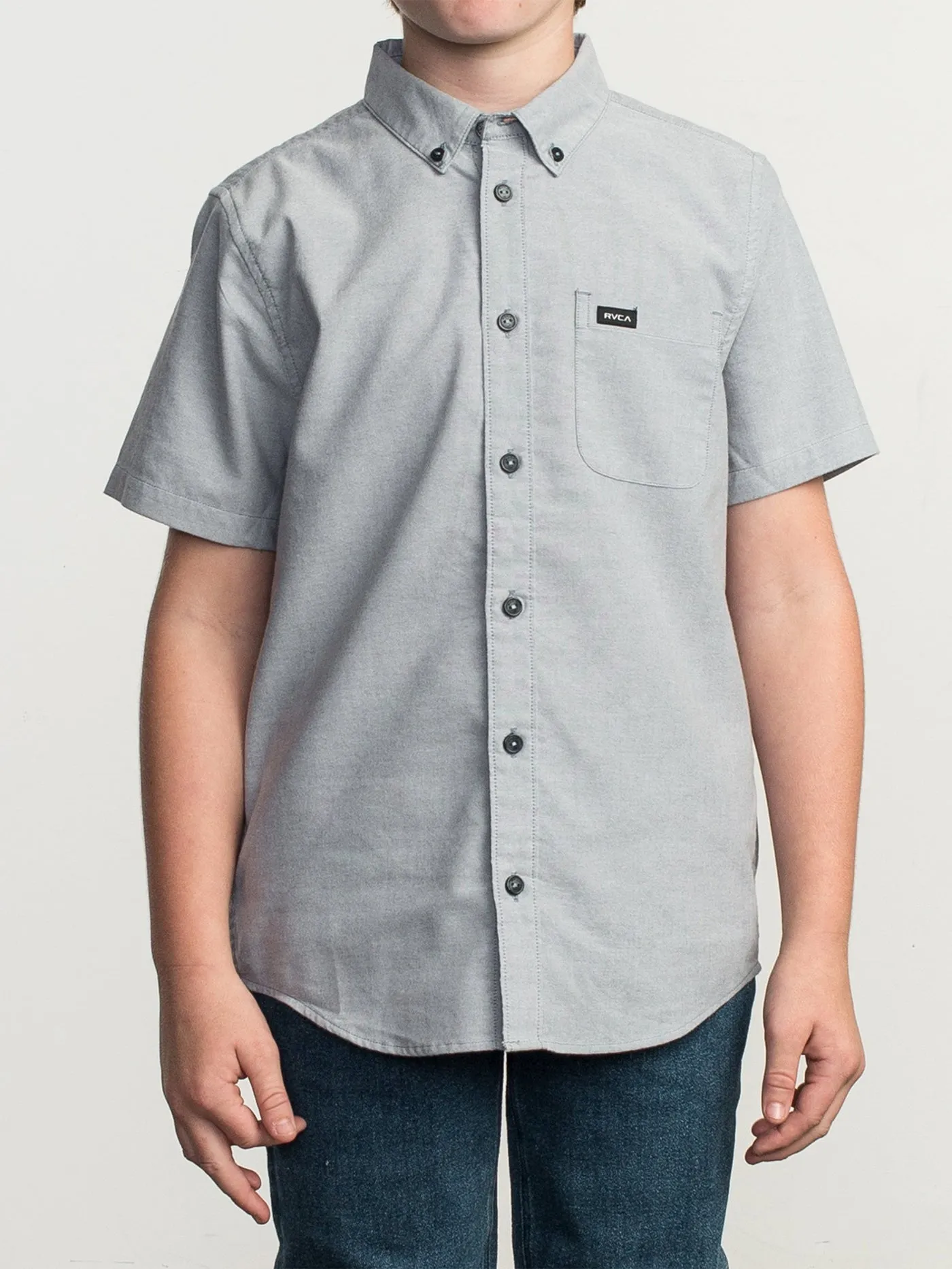 That'll Do Stretch Short Sleeve Buttondown Shirt (Boys 7-14)