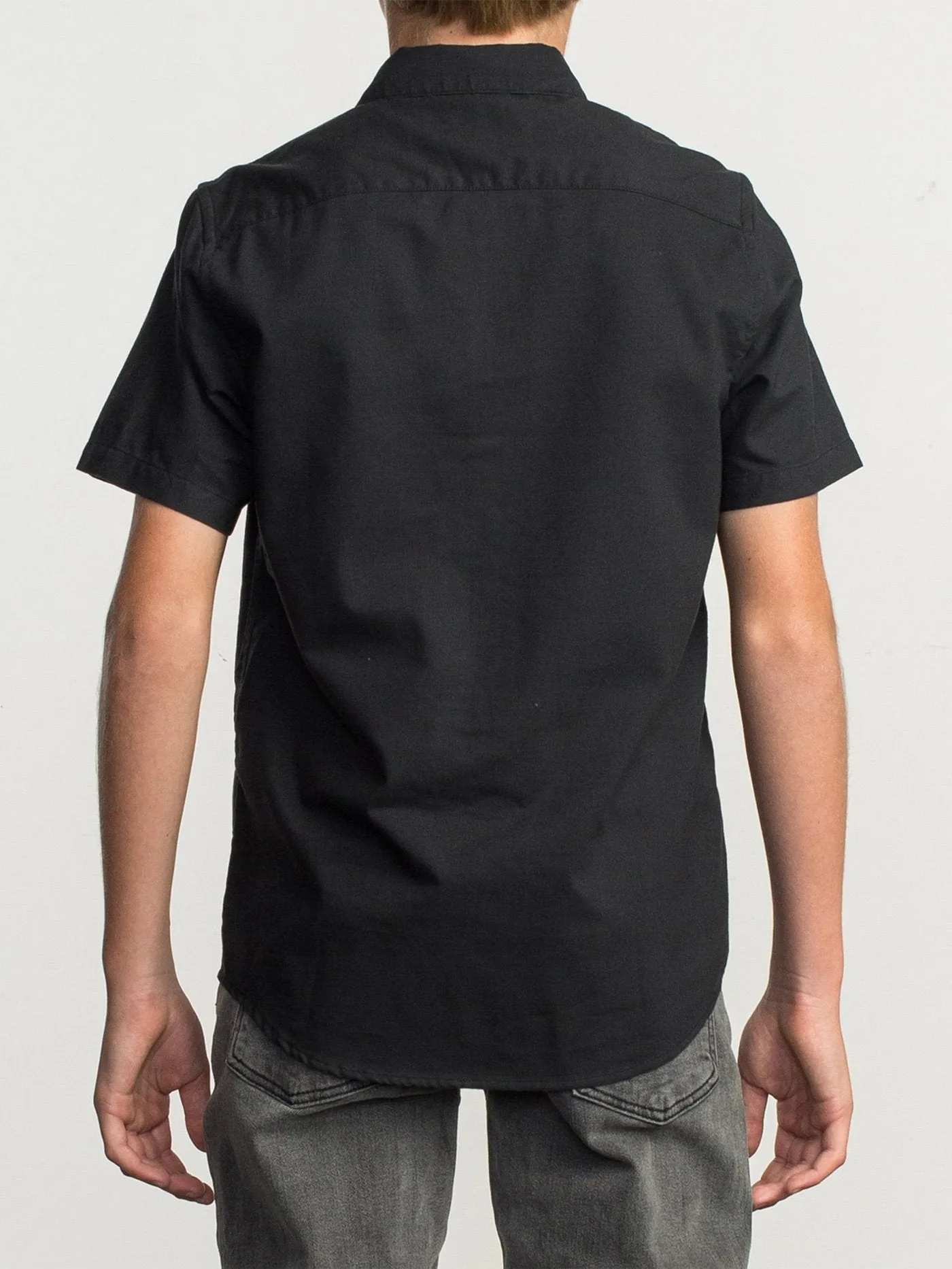 That'll Do Stretch Short Sleeve Buttondown Shirt (Boys 7-14)