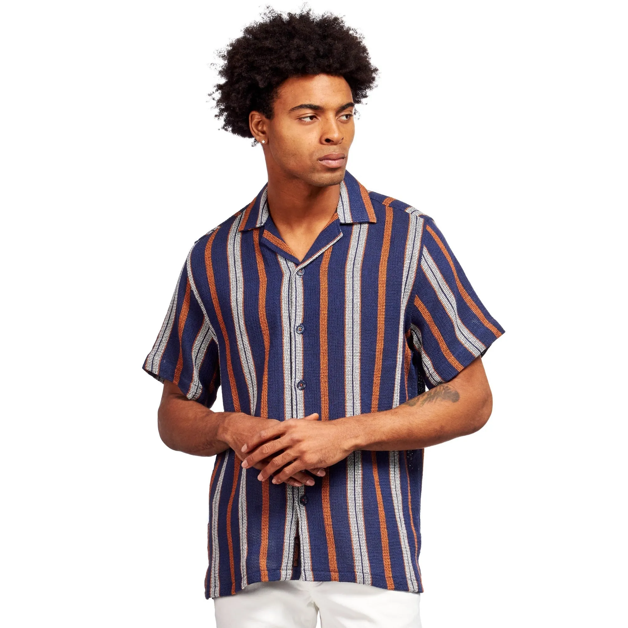The Villa Relaxed Fit Short Sleeve Shirt -  Sunset