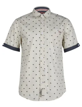 Tokyo Laundry Serene Patterned Shirt in cream
