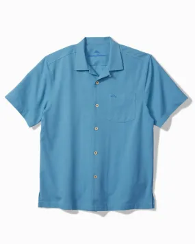 Tommy Bahama Coastal Breeze Check IslandZone® Camp Shirt | Vacation Blue