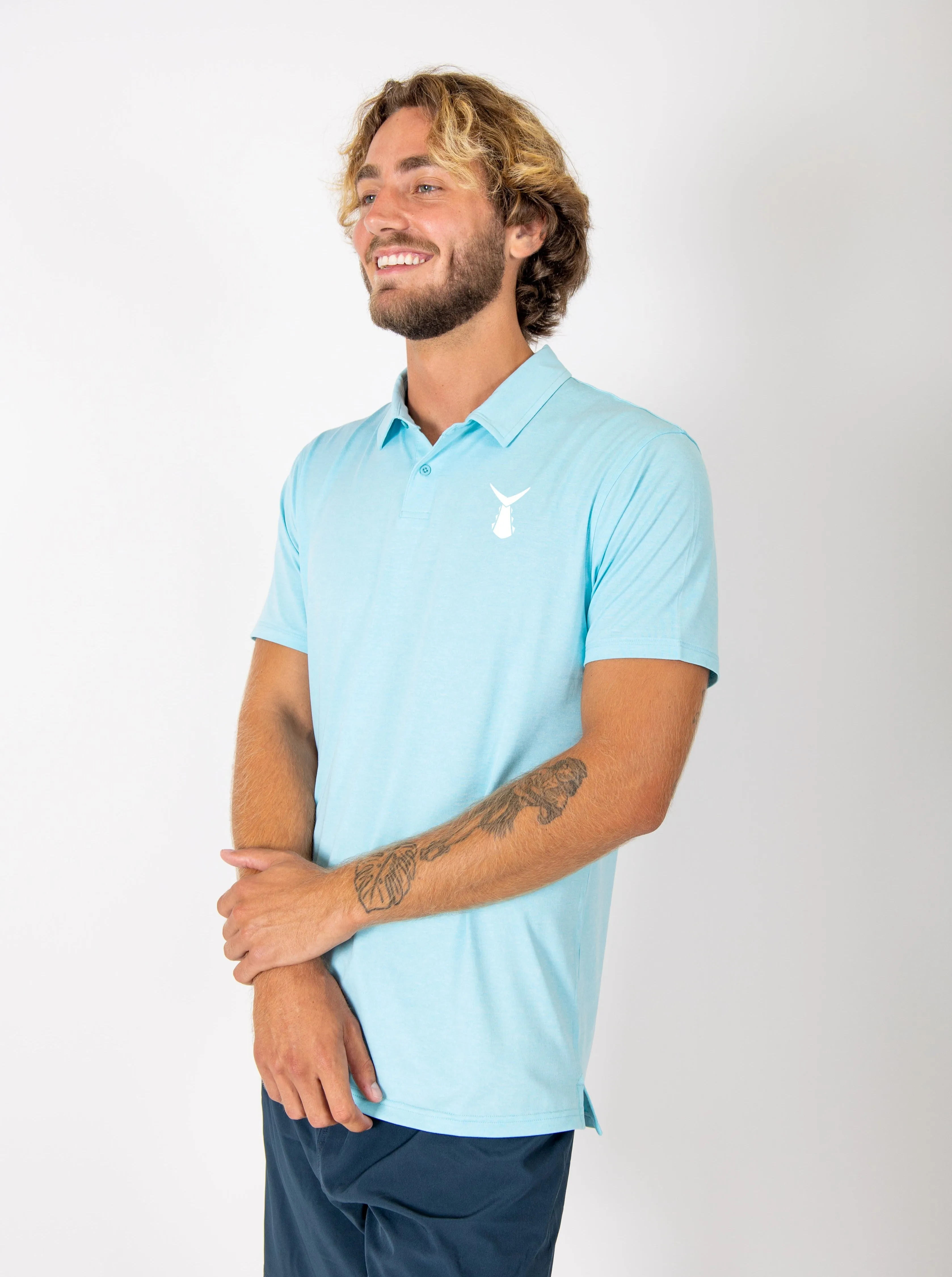 TSK Men's Everyday Polo | Light Blue